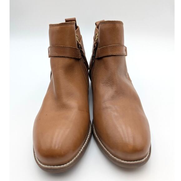 Softwalk Reade Fringe Detail Ankle Boots Women's Cognac Size US8M EU39 - Picture 2 of 13